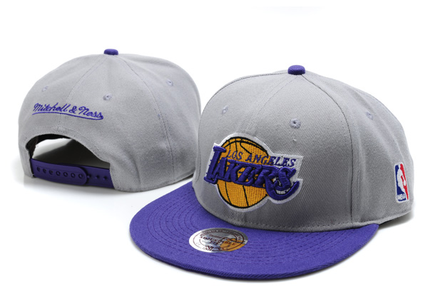 NBA Los Angeles Lakers M&N Snapback Hat NU04